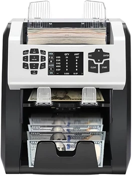 Счетная Машинка CashTec S75 Быстрый Подсчет и Сортировка Купюр по Номиналам, Мультивалютная счётная машинка с автоматическим стартом подсчёта, Быстрая проверка