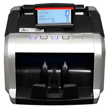 Скоростной Счетчик банкнот XNIDA K-8820 — с функцией детекции подделок, автоматический и ручной старт подсчета, с сортировкой номинала