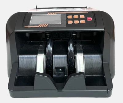 Счетная машинка MHZ UV 555 MG профессиональная с УФ и магнитным детектором подлинности банкнот С сортировкой номинала С автоматическим стартом подсчёта