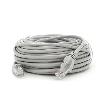 Патч-корд литий RITAR, CCA, UTP, RJ45, Cat.5e, 10m, сірий