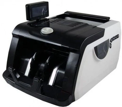 Счетная машинка для банкнот COUNTER GR6200-PRO UV/MG | Счетчик купюр с проверкой валют и детекцией подлинности Скоростной счётчик денег Современный детектор банкнот