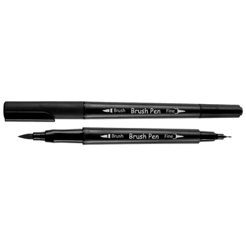 Маркер акварельный Santi Brush Pen черный (391027)