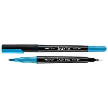 Маркер акварельный Santi Brush Pen голубой (391014)