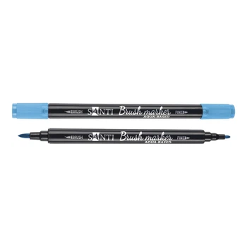 Маркер акварельный Santi Brush Marker аквамарин (391071)