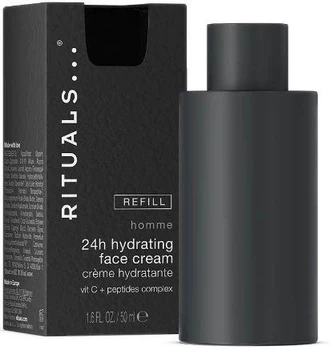 Чоловічий зволожувальний крем Rituals Homme 24h Hydrating Vit C + Peptides Complex Face Cream Refill, 50мл.