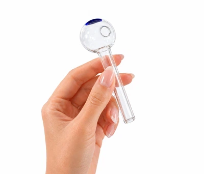 Стеклянная трубка для курения Oil Classic Clear