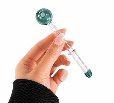 Скляна трубка для куріння Oil Ring Green