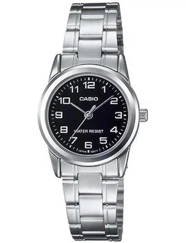 Женские часы Casio LTP-V001D-1BUDF черные 30 м