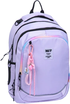 Рюкзак шкільний Yes TS-59L Lilac Фіолетовий 44х31х17 см 23.2 л (550407) (5056574461025)