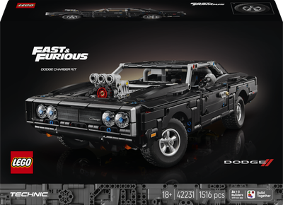 Конструктор LEGO Technic Форсаж Автомобіль Dodge Charger R/T 1516 деталей (42231)