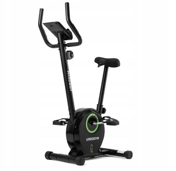 Велотренажер домашний Urbogym Bay Green до 110 кг с магнитной нагрузкой Черно-зеленый