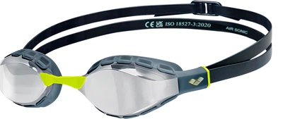 Очки для плавания Arena Air Sonic Mirror 011004-130 Black-Grey (3468337768470)