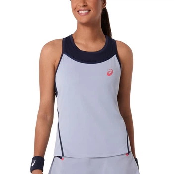 Жіноча тенісна майка Asics Match tank Сірий L (2042A435-400 L)