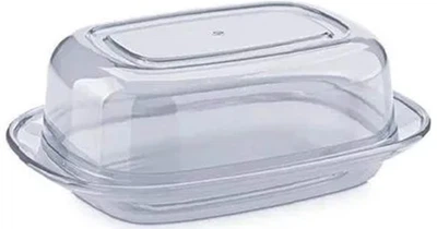 Масленка Dunya Plastik 17,3х12,6 см прозрачная 30301