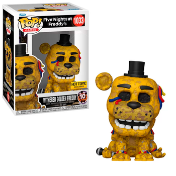 Фигурка Funko Pop Пять ночей с Фредди Поломанный золотой Фредди Five Nights at Freddy's Freddy 10 см FP FNAF F 1033