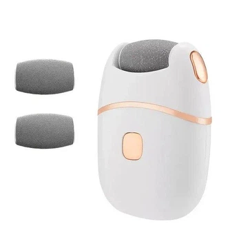 Электрическая пемза, терка для ног и пяток с акумулятором PEDICURE TOOL, 2 насадки (4854)