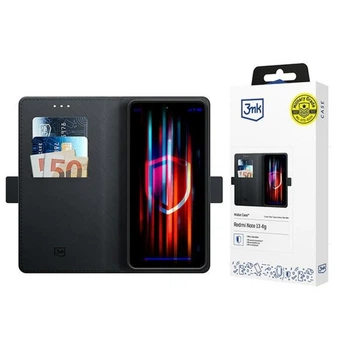 Чехол 3mk Wallet Case для Redmi Note 13 4G Black (5903108564533)