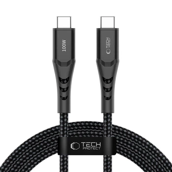 Кабель Tech-Protect UB11T Ultraboost Type-C PD 100W / QC3.0 200cm Black (5906302390724)