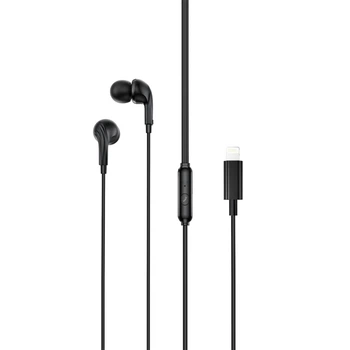 Навушники XO EP83 Crystal-Clear Calls Lightning for iPhone Bluetooth Вакуумні Black