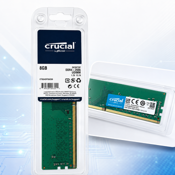 Оперативна пам’ять Crucial 8GB DDR4 2666MHz UDIMM CL19