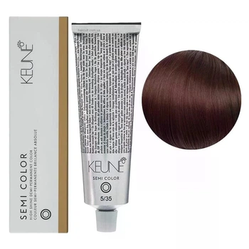 Фарба тонуюча безаміачна для волосся Keune Semi Color 5.35 Light Choco Brown 60 мл