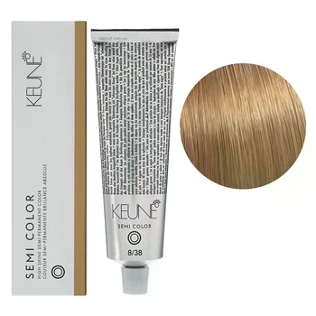 Фарба тонуюча безаміачна для волосся Keune Semi Color 8.38 Light Hazelnut Blonde 60 мл
