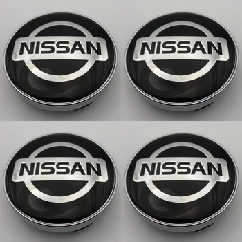 Колпачки на диски Nissan 60 мм 56 мм черные заглушка ниссан