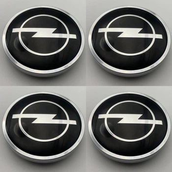 Колпачки на диски Opel 68 мм 62 мм черные