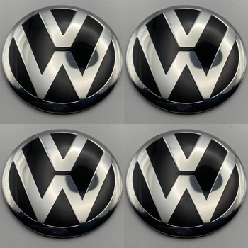 Наклейки для колпачков с логотипом VW Volkswagen Фольксваген 56 мм