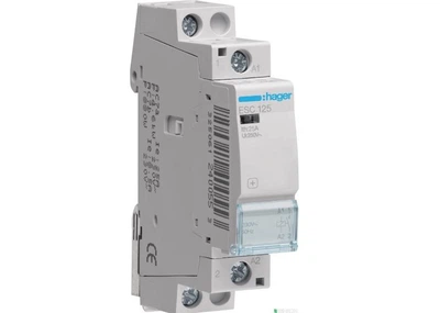 Контактор модульний Hager 25A 1NO 230B AC (ESC125)