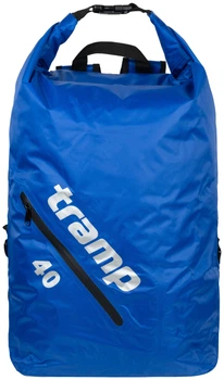 Герморюкзак TRAMP PVC Diamond Ripstop blue 40л UTRA-257 (UTRA-257-blue)