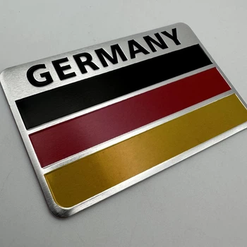 Наклейка на авто світловідбивна прапор Німеччина Germany 80 мм 50 мм