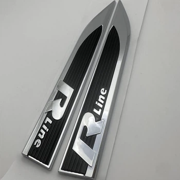 Таблички на крило R line Шильдик на крило rline vw рлайн (фольцваген) леза 150 мм