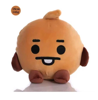 Мягкая игрушка Печенька Шуки БТС из коллекции BT21 ARMY персонаж BTS Shooky Kpop 18 см