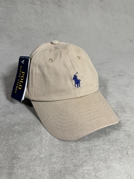 Кепка Polo Ralph Lauren из хлопка бежевого цвета размер регулируется