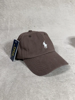 Кепка Polo Ralph Lauren из хлопка коричневого цвета размер регулируется