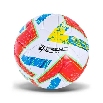 М'яч футбольний FB25673(Red-Yellow) розмір №5, PU, 400 гр