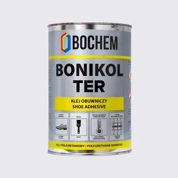 Клей універсальний поліуретановий десмокол BOCHEM BONIKOL TER 0.8 кг — для шкіри, ПУ, ПВХ та ТЕП підошв