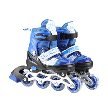 Роликовые Коньки Rl2501(blue) Колеса Pvc, Размер S (30-33), Со Светом (392055)