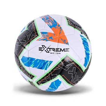 Мяч футбольный FB25673(Black-Orange) размер №5, PU, 400 гр