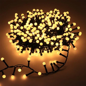Світлодіодна гірлянда, 10 метрів, 220V, 480 leds, теплий білий (WLS-QX-DC2164W10)