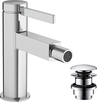 Змішувач hansgrohe Finoris для біде з донним клапаном push-open, Chrome (76200000)