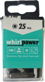 Біта Whirlpower Torx 1/4 T x 40 x 25 мм 25 шт (4710616718577)
