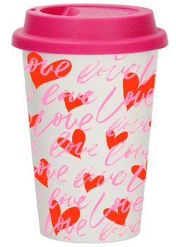Стакан Galleryglass Love фарфоровый с крышкой 410 мл (75006419)