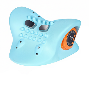 Масажер для шиї 1500 mAh Neck Massager Pillow Електричний масажер для шиї з пультом дистанційного керування