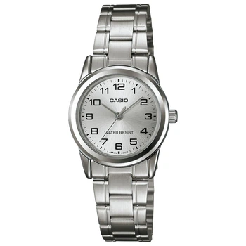 Женские наручные часы Casio LTP-V001D-7B, кварцевые, стальной браслет, водозащита 30 м