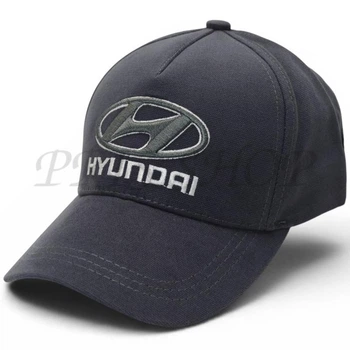 Бейсболка автомобильная кепка с регулировкой из плотного коттона Hyundai Bth20673 L / 57-58 Темно-серый