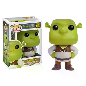 Коллекционная фигурка Funko POP Шрек №278 - виниловая статуэтка персонажа Shrek высотой 10 см в оригинальной упаковке