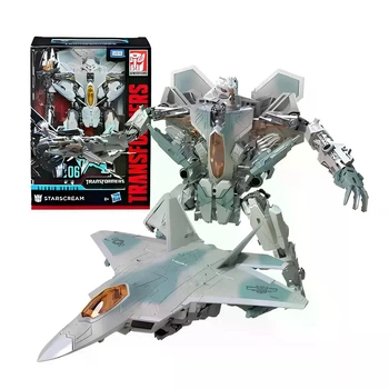 Трансформер Starscream Voyager от Hasbro 18 см робот-самолет экшн-фигурка с коробкой-ареной для игры