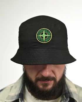 Панама Stone Island черная one size